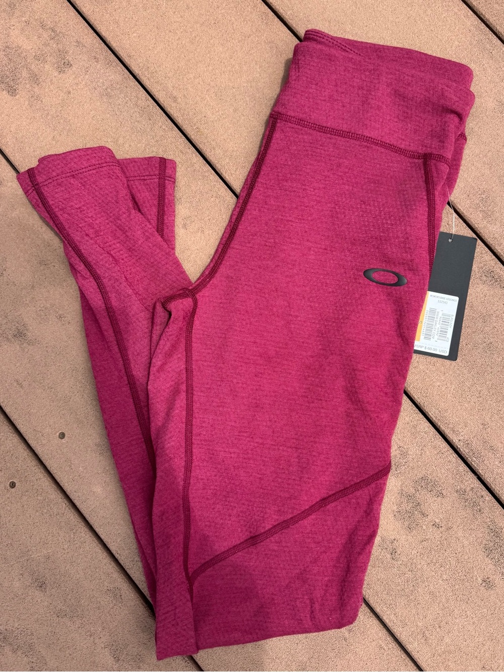 Oakley maroon Performance Leggings
